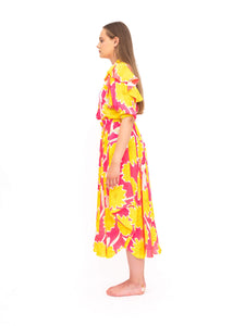 Dress Yellow Pink