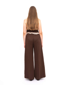 Brown Palazzo Pants