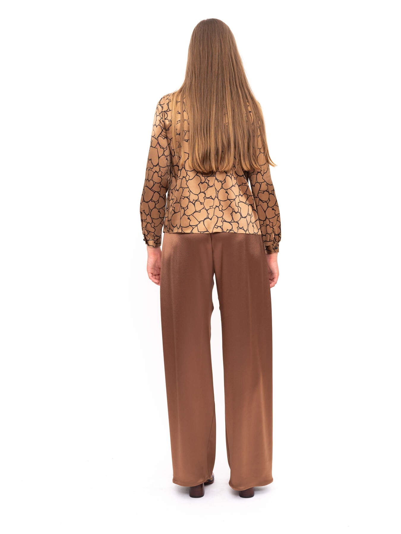 Pants Brown Silk