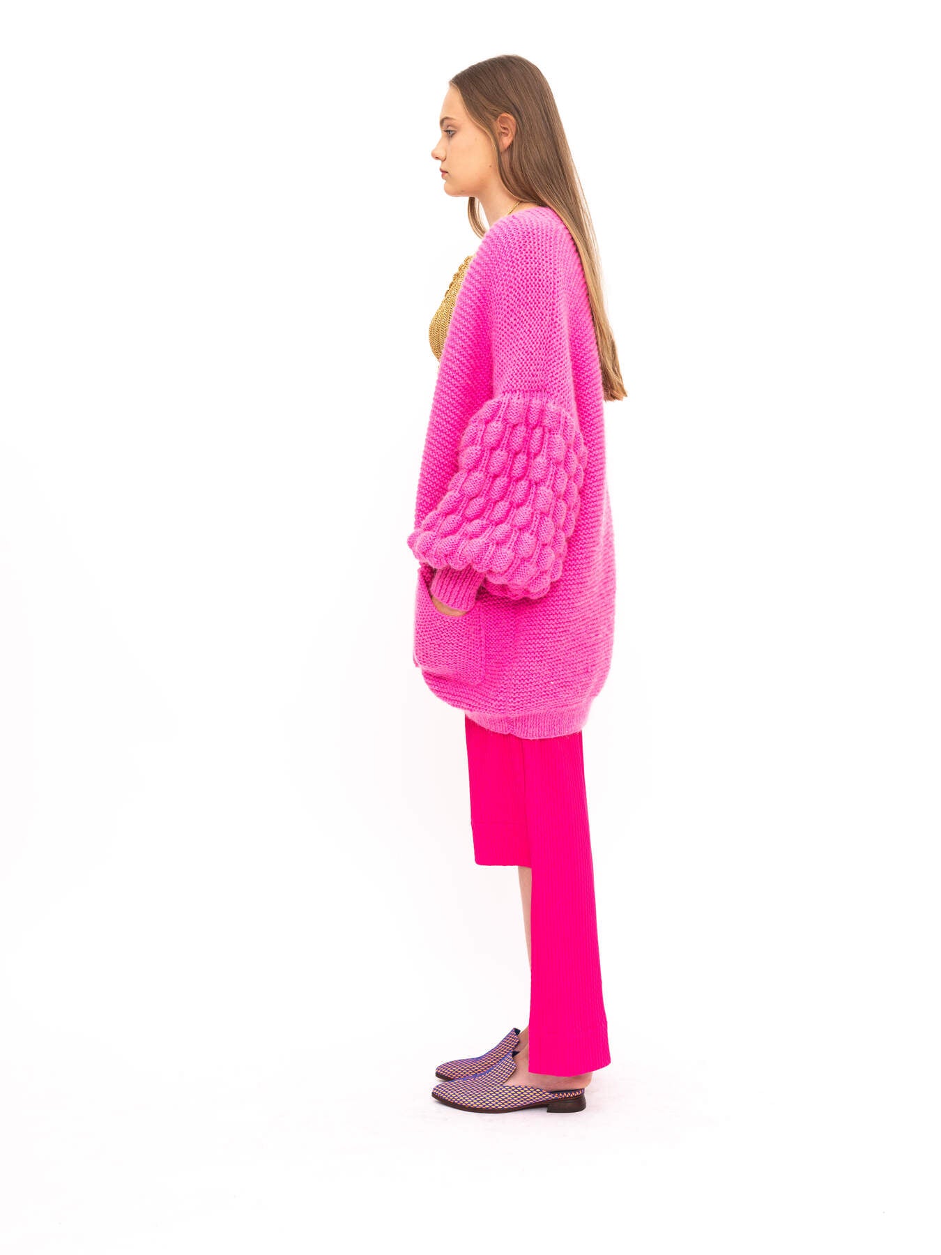 Handmade Cardigan Pink