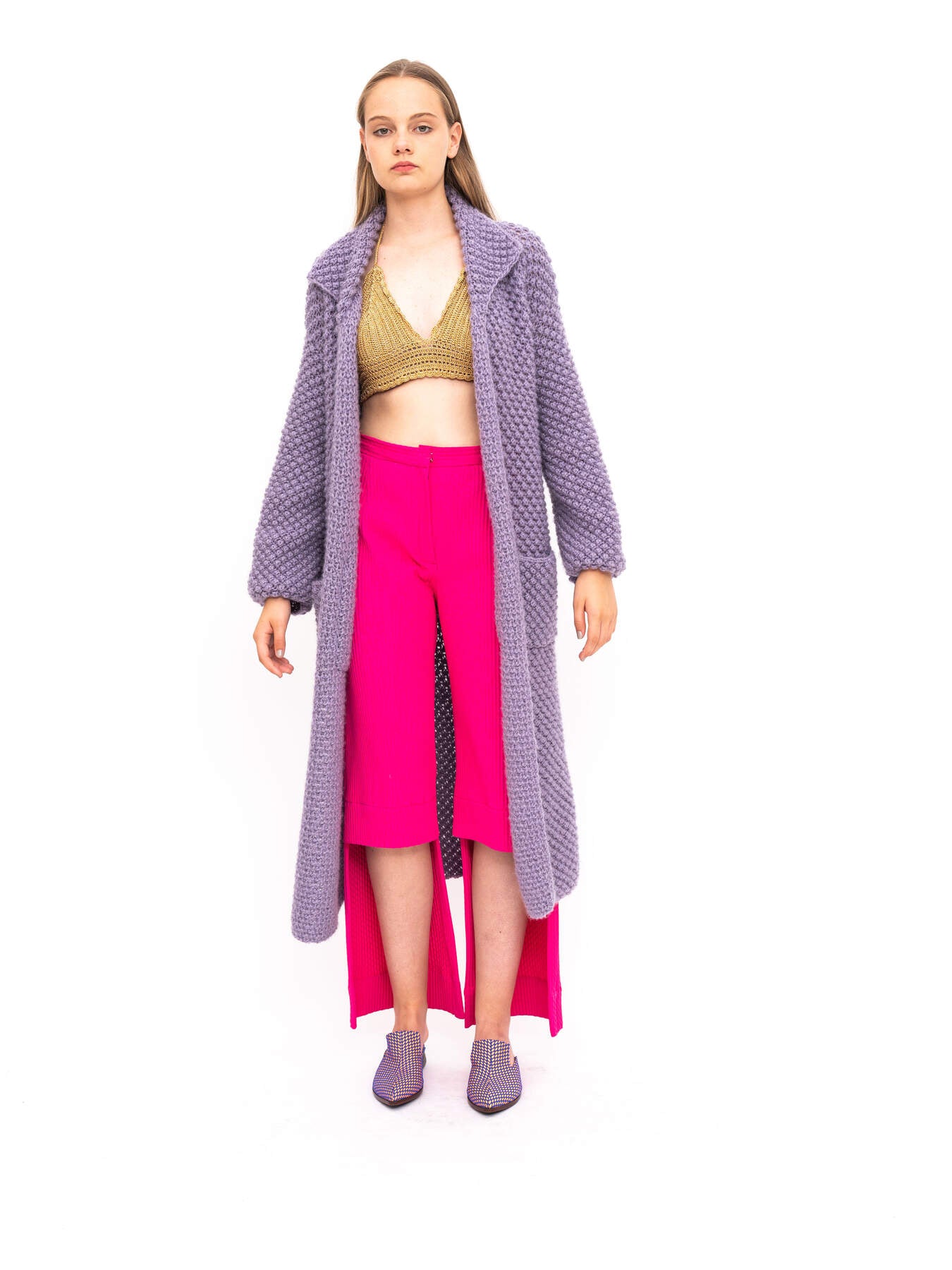 Handmade Cardigan Purple