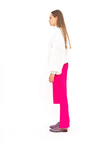 Cardigan White Oversize