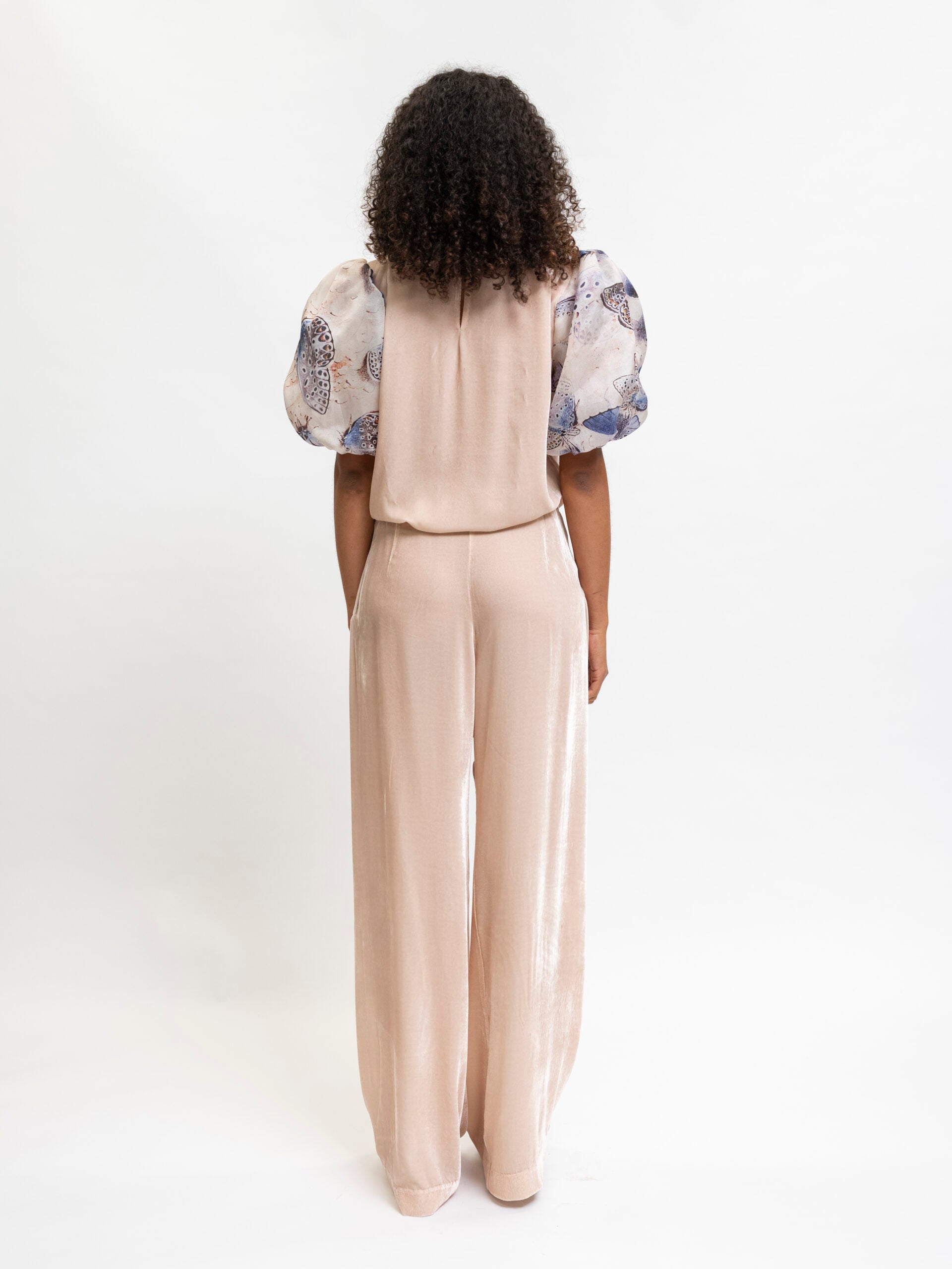 Puff Sleeve Blouse and Pants