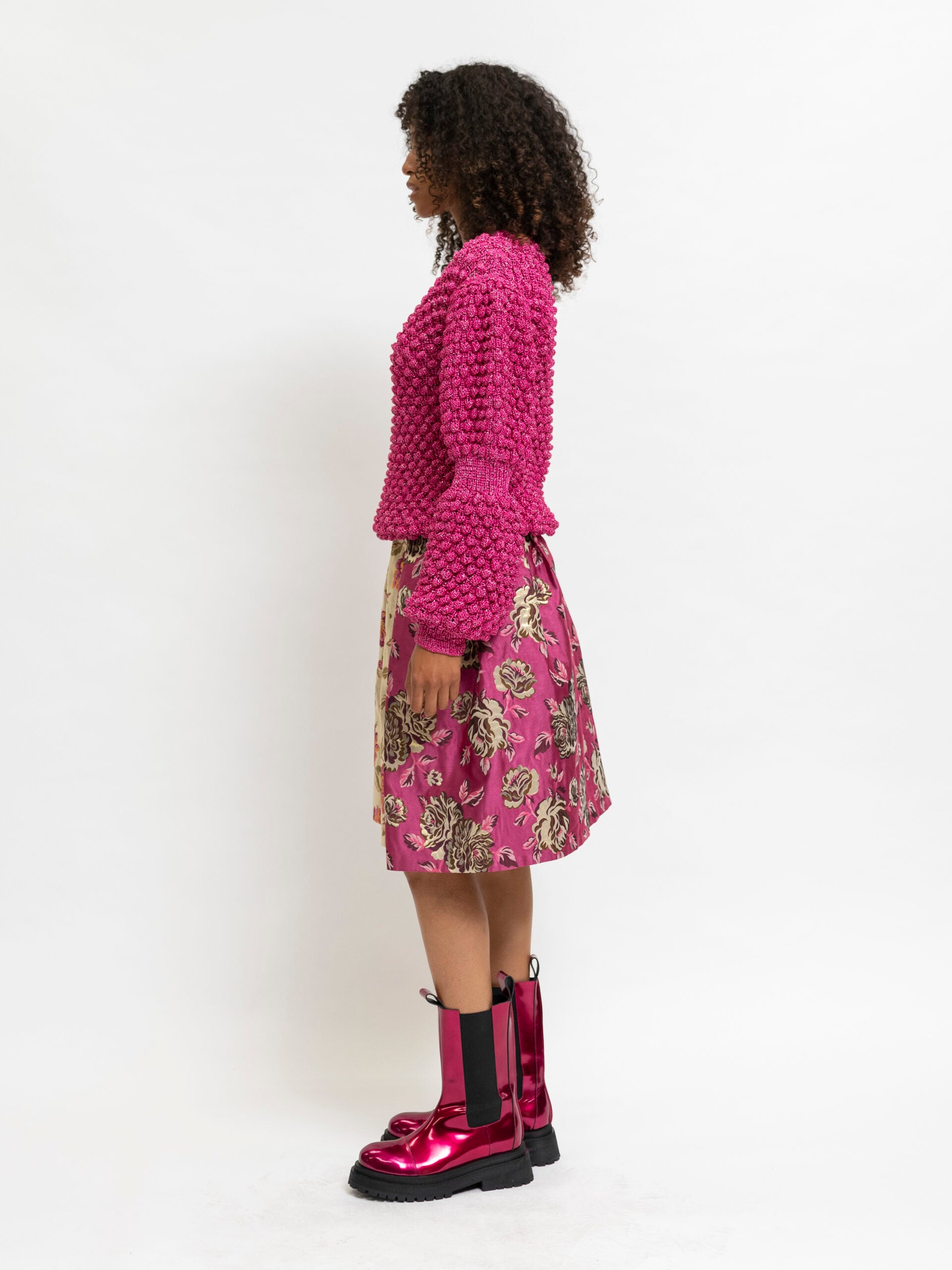 Hand knitted pullover