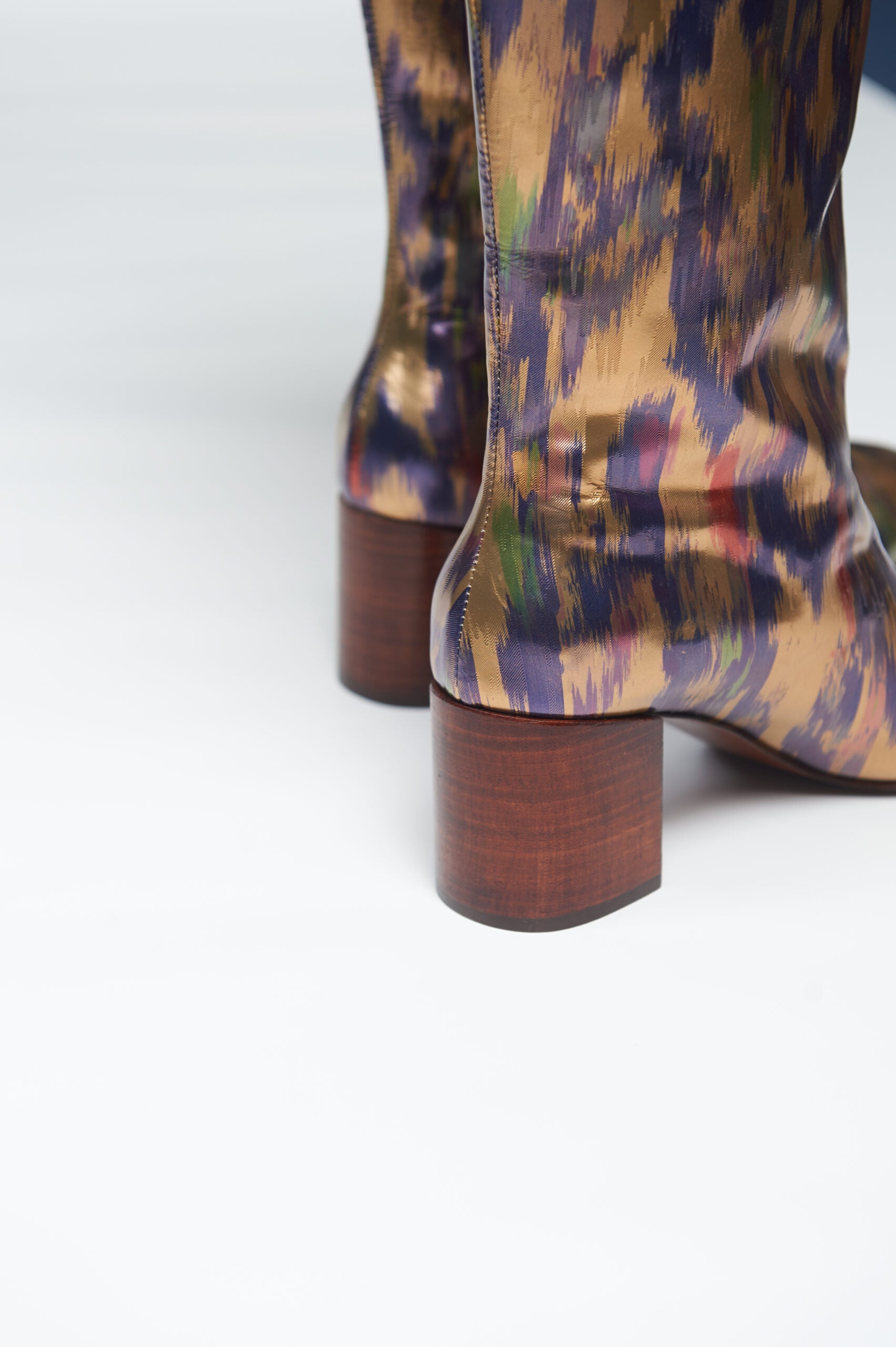 Handmade Boots Gold Mutli