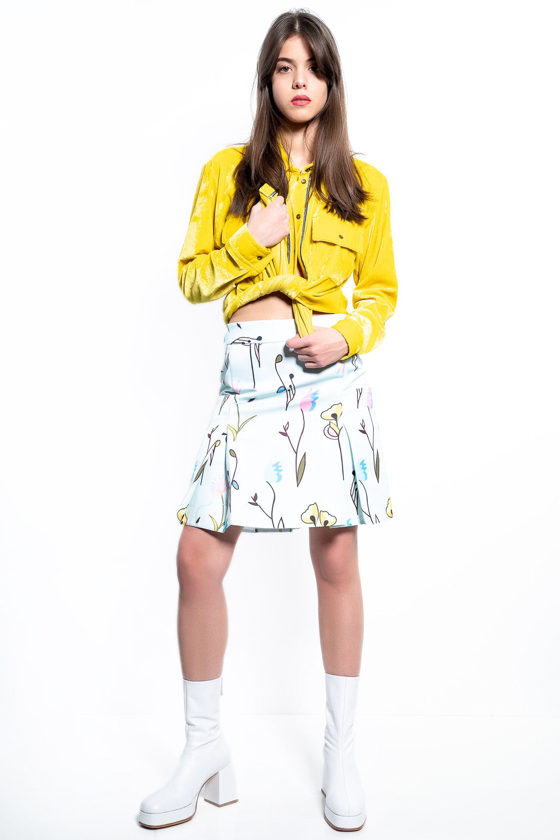 Handmade Ankle Boots White