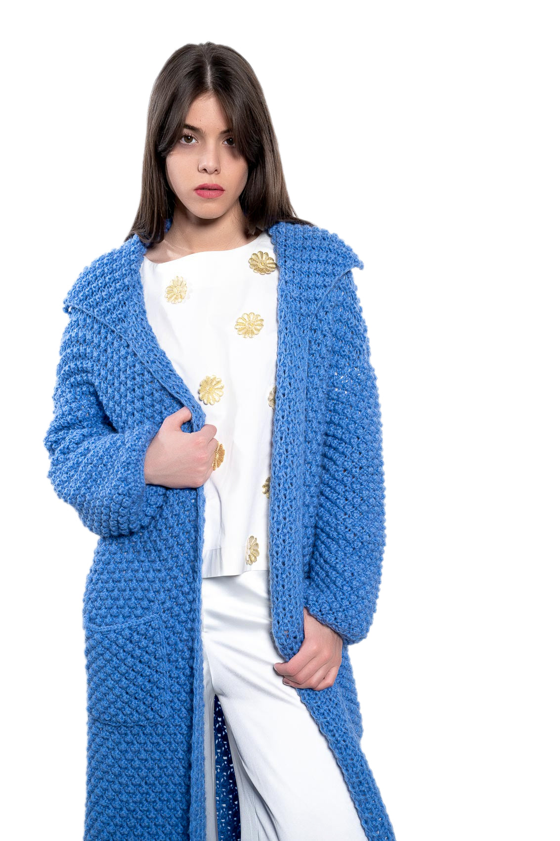 Handmade Cardigan Blue