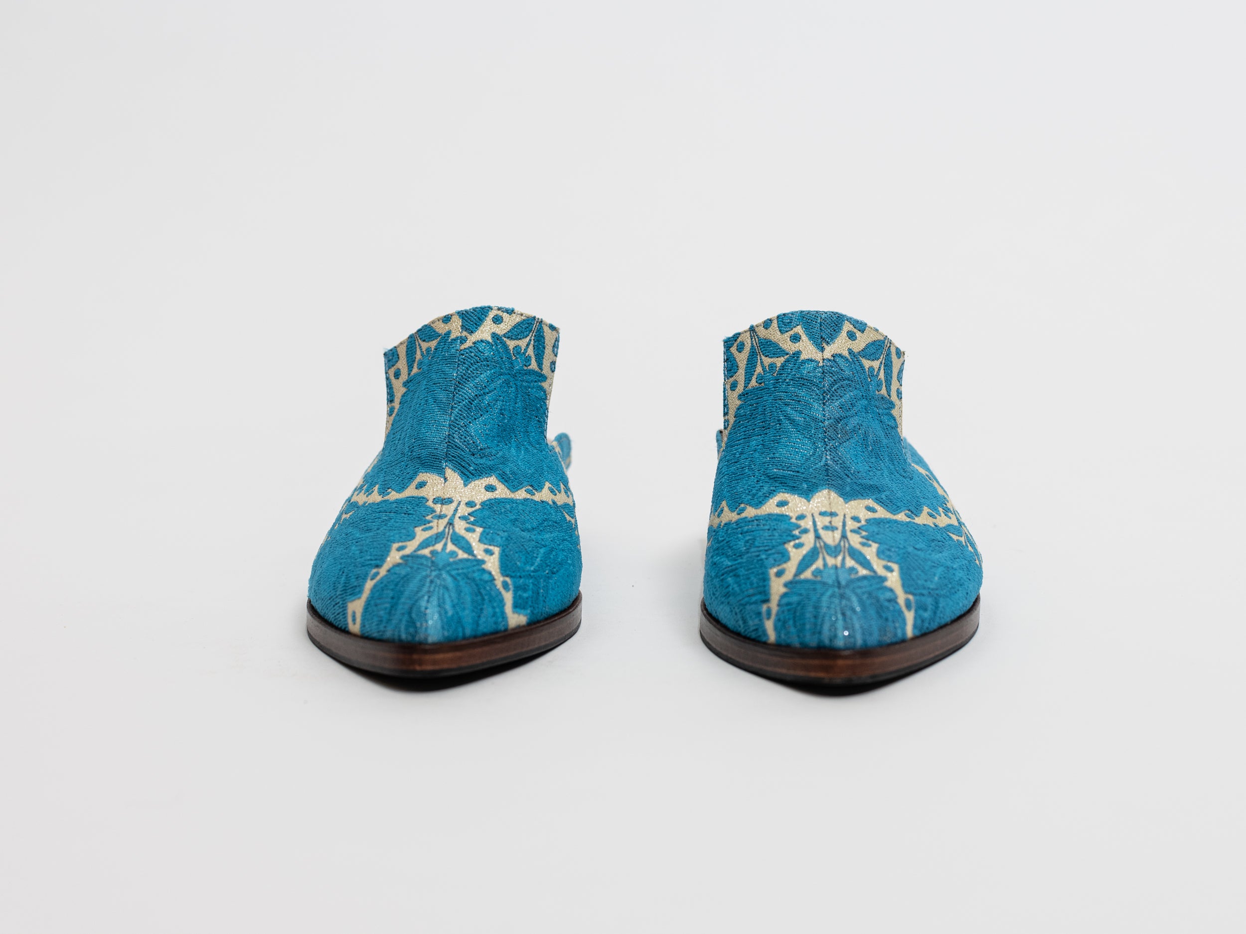 Handmade Mules Turquoise
